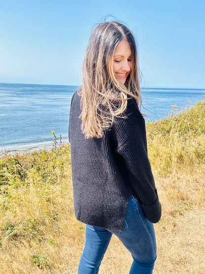 Monseratt Oversized Turtle Neck Sweater