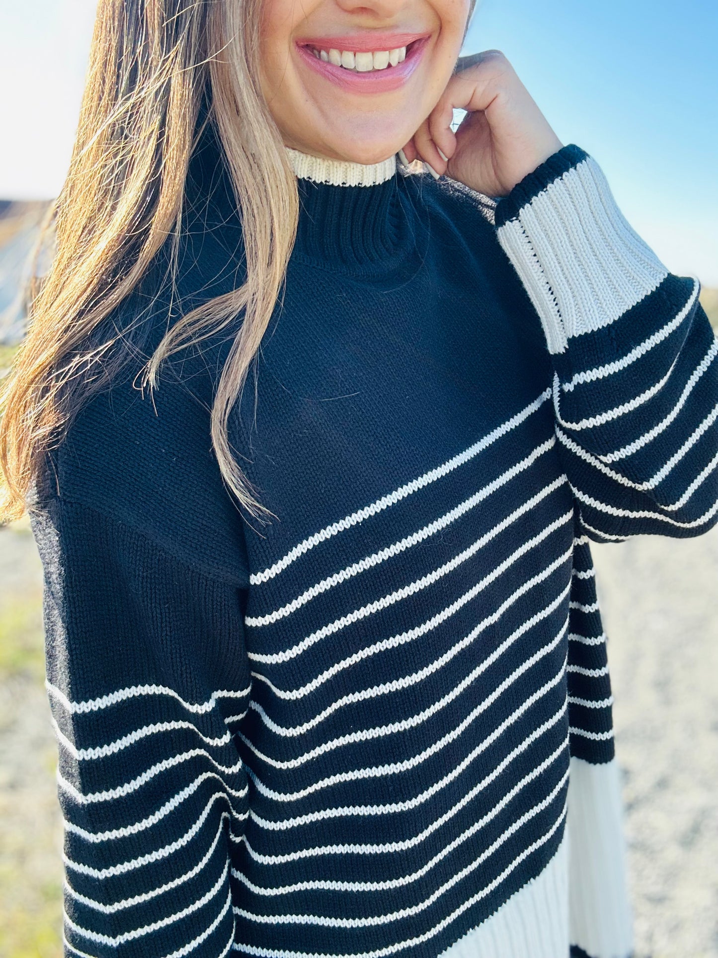 Josephine Mock Neck Sweater