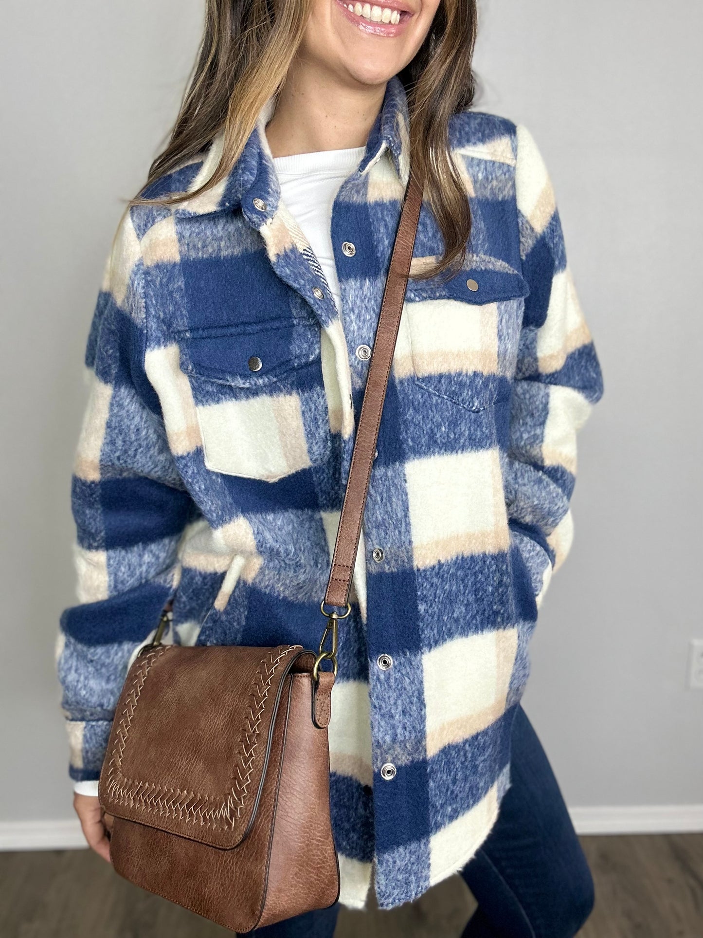 Louise Plaid Shacket