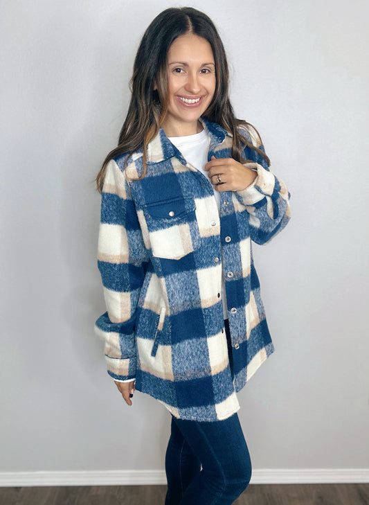 Louise Plaid Shacket