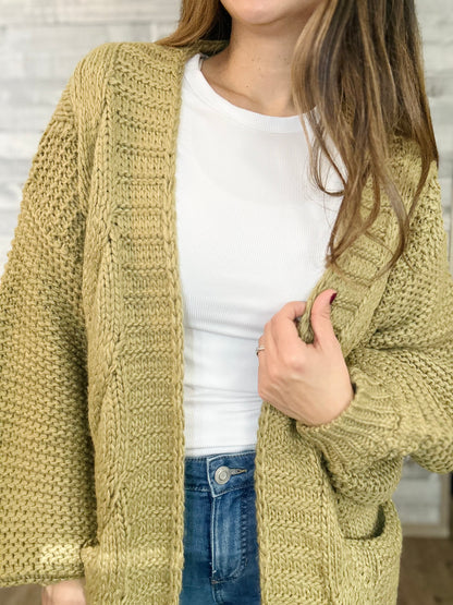 Abigale Chunky Knit Cardigan