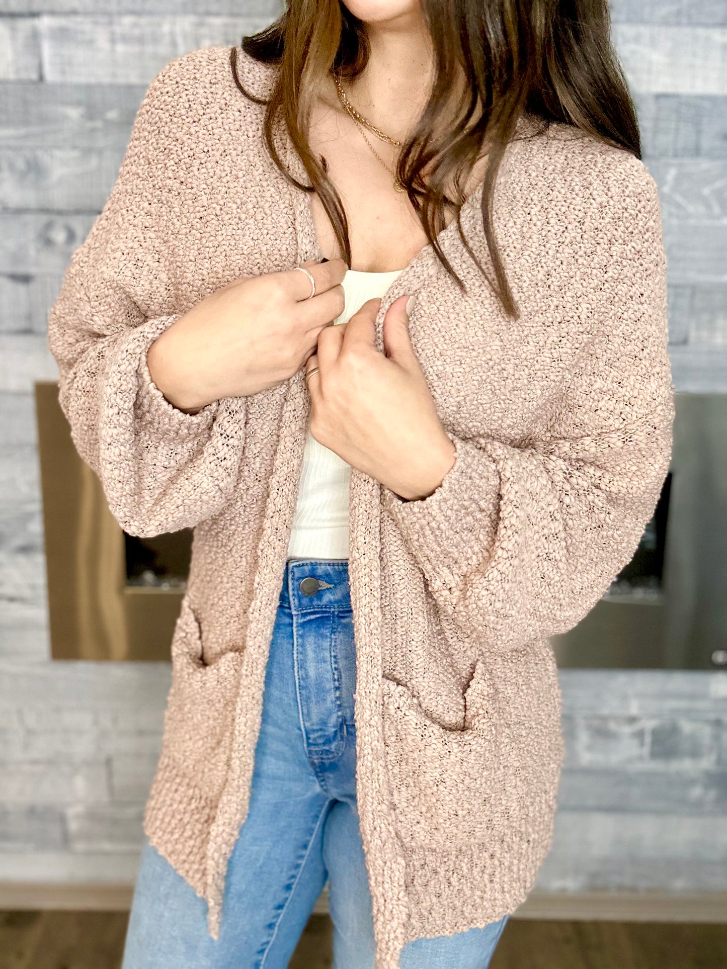 Anne Open Front Cardigan