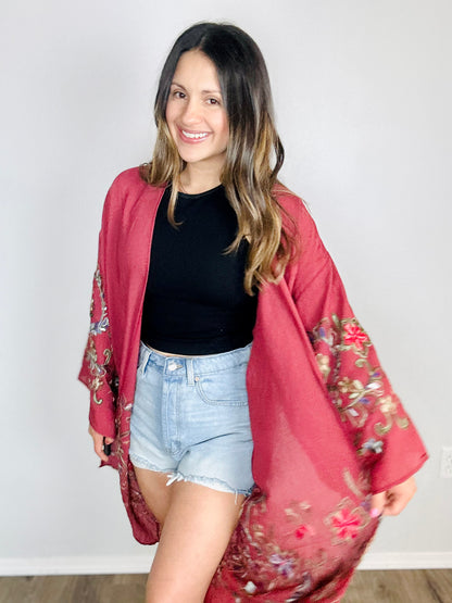 Fun In Florals Kimono