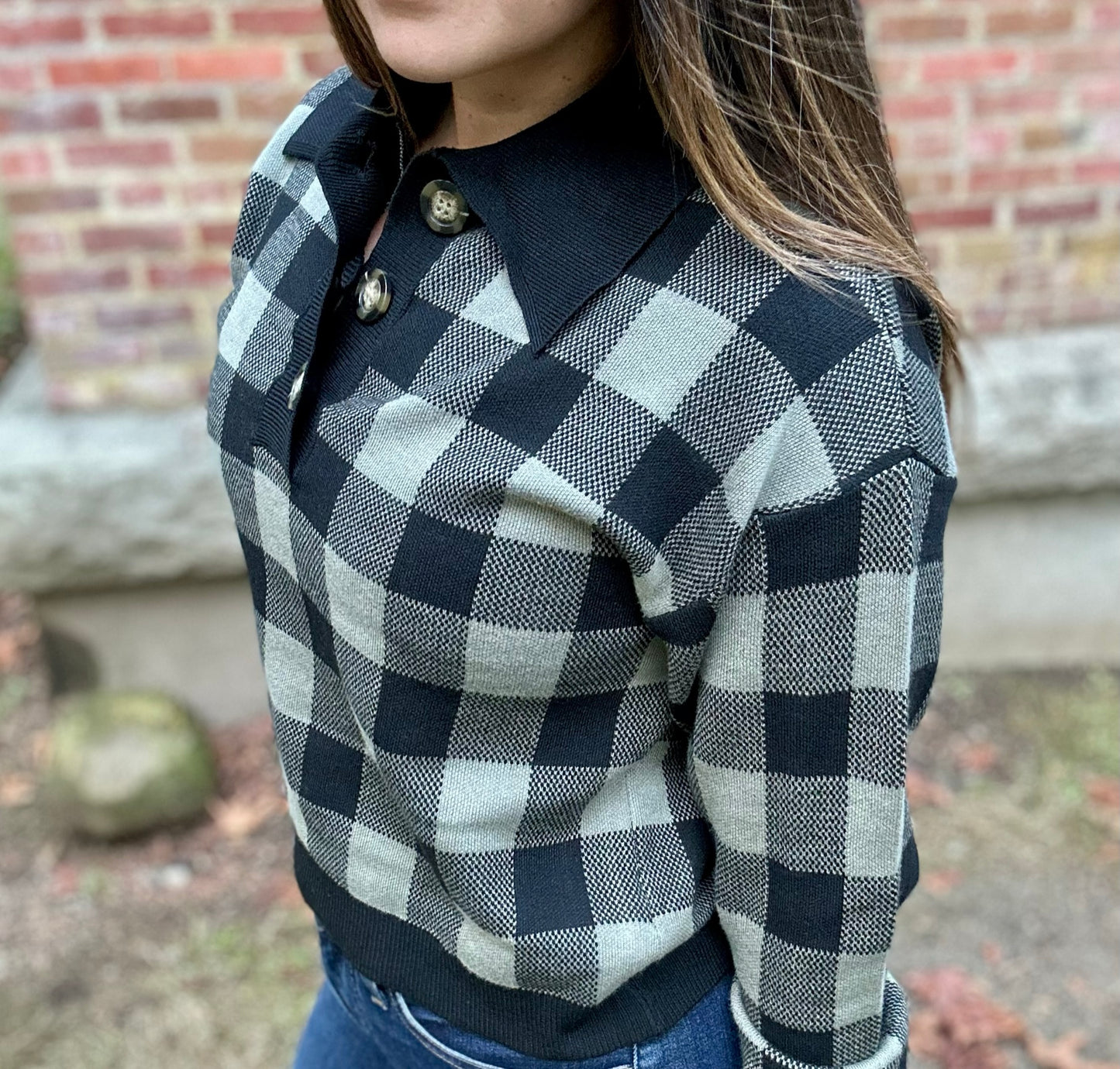 Chelan Plaid Sweater