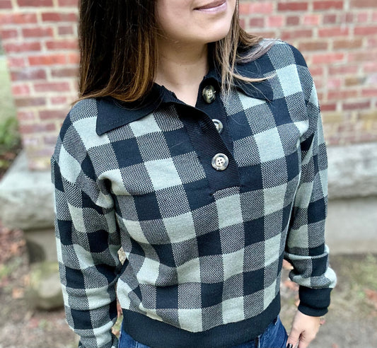 Chelan Plaid Sweater