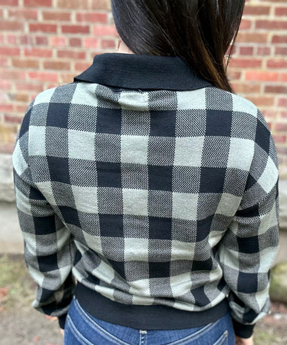 Chelan Plaid Sweater