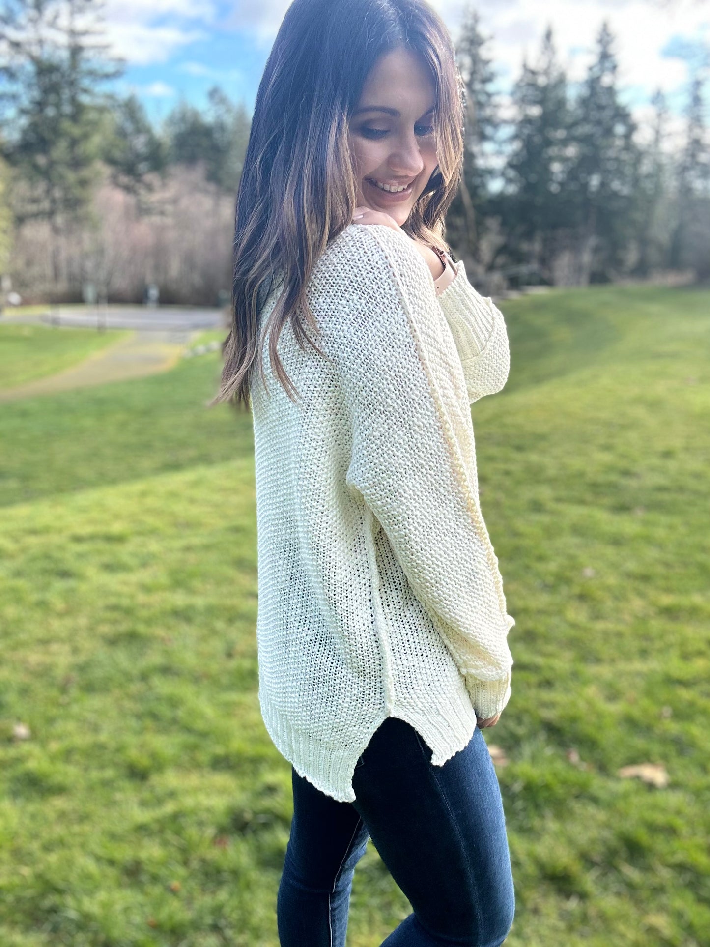 Getaway Reverse Seam Sweater